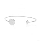 Dual Disc Cuff Bracelet