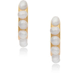 Young and Pearly Hoops Earrings