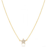 Star Diamond Pendant Necklaces