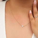 Star Diamond Pendant Necklaces