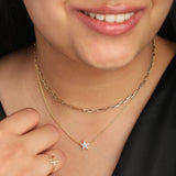 Diamond Studded Star Pendant