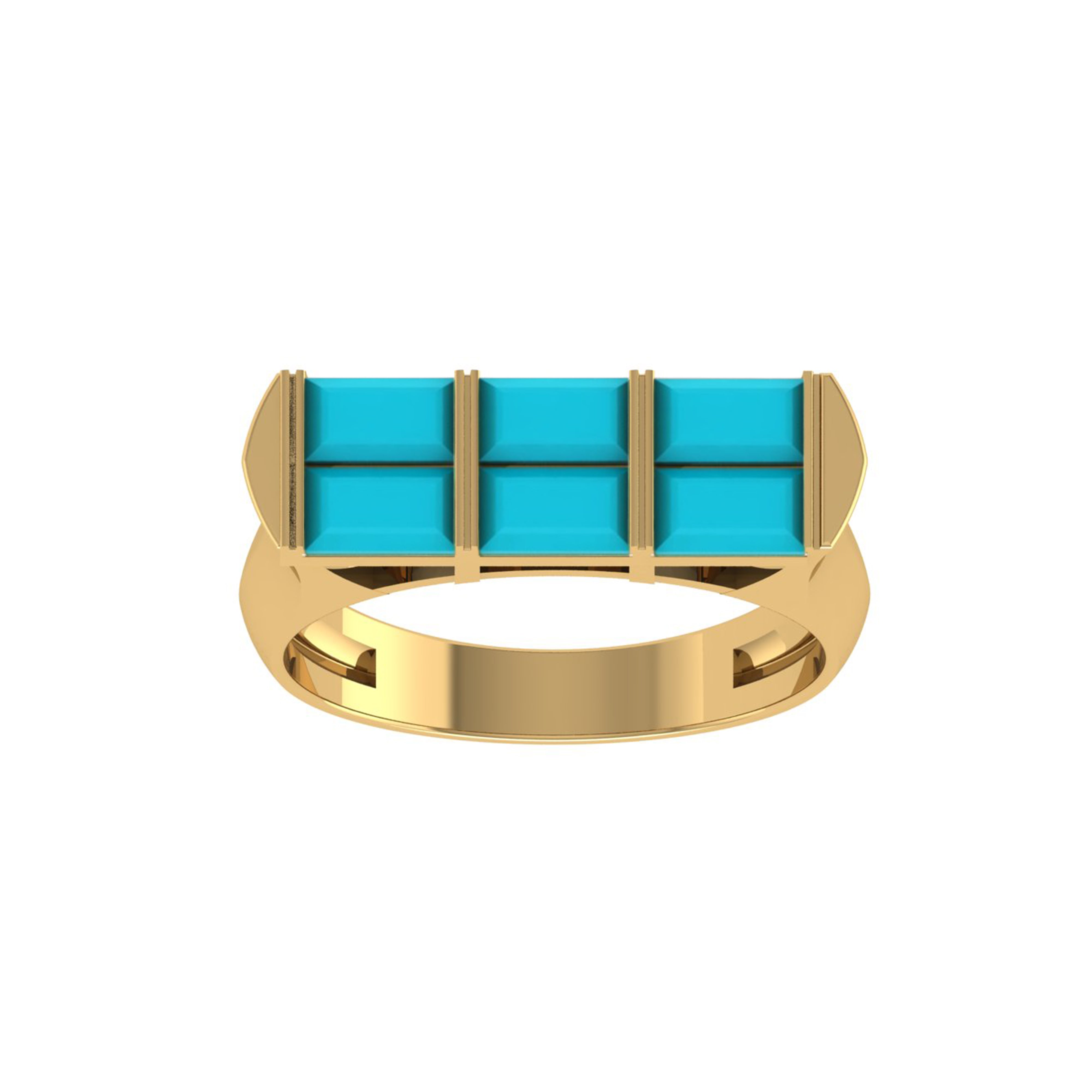 Turquoise Stacker Ring - The Jewelz 