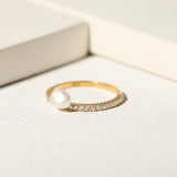 Pearl Deco Ring