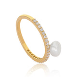 Pearl Deco Ring