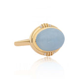 Aqua Innes Cabochon Ring