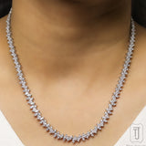 Luna Marquise Tennis Necklace