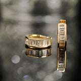 City Gleam' 925 Silver Huggies Earrings