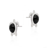 Twilight Turtles' 925 Silver Stud Earrings