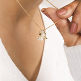 Flutter Muse Butterfly Silver Pendant