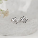 Iceframe 925 Silver Stud Earrings