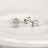 Iceframe 925 Silver Stud Earrings