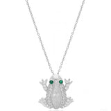 Moonpond Frog 925 Silver Necklace