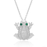 Moonpond Frog 925 Silver Necklace