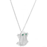 Moonpond Frog 925 Silver Necklace