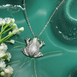 Moonpond Frog 925 Silver Necklace
