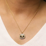 Starhoot Owl 925 Silver Necklace