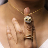 Starhoot Owl 925 Silver Necklace