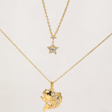 Sea Song Fish Silver Necklace