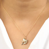 Sea Song Fish Silver Necklace