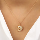 Sea Song Fish Silver Necklace