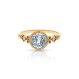 Aquamarine Orb Ring