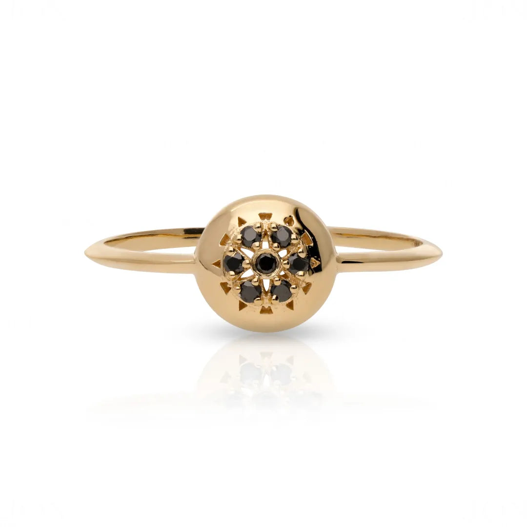 Black Diamond Statement Ring