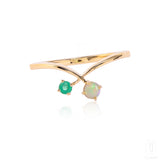 Toi et Moi (Emerald Promise Ring)