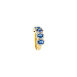 Blue Sapphire Oval Ring