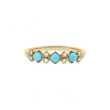 Turquoise Art Deco Ring