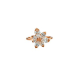 Assymetric Bloom Engagement Ring | Pear Cut Diamond