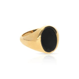 Black Onyx Signet Ring