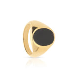 Black Onyx Signet Ring