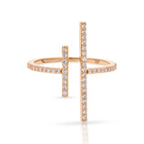 Asymetrical Bar Ring - The Jewelz