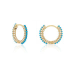 The_Jewelz-14K_Gold-Turquoise_Huggie_Hoops-Earring-AE2124-A