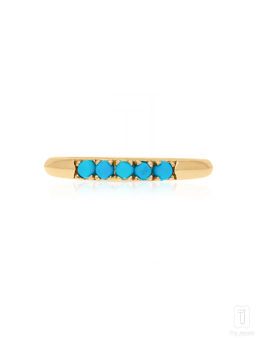 The_Jewelz-14K_Gold-Turquoise_Stacker_Ring-Ring-AR0837-A