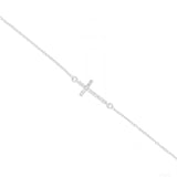 Holy Cross Crucifix Diamond Fine Bracelet