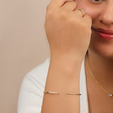 Diamond Stackable Cuff Bracelet