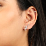 Uniform Silhouette Climber Danglers Earrings