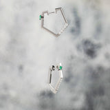 Eraya Zest Penta Hoops Earrings