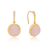 Eraya Blush Round Earrings