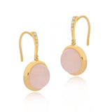 Eraya Blush Round Earrings