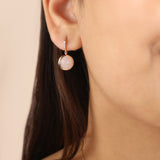 Eraya Blush Round Earrings