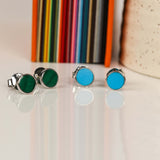 Turquoise 925 Silver Studs