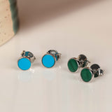 Turquoise 925 Silver Studs