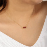 Eraya Bloom Baguette Pendant