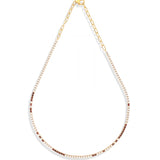 Eraya Crimson Tennis Necklace