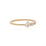 Descending Diamond Regular Ring
