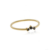 Black Diamond Stack Ring