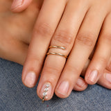 Diamonds On Your Fingertip Statement Ring