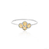 Four Leaf Clover Opal Ring